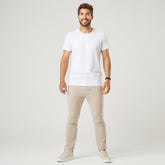 Camiseta Masculina Algodão Pima - Branca