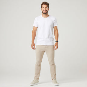 Camiseta Masculina Algodão Pima - Branca