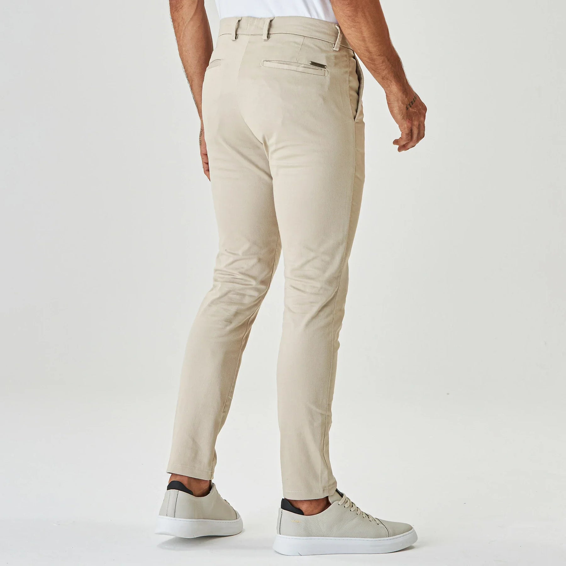 Calça Daily em Alfaiataria Bege